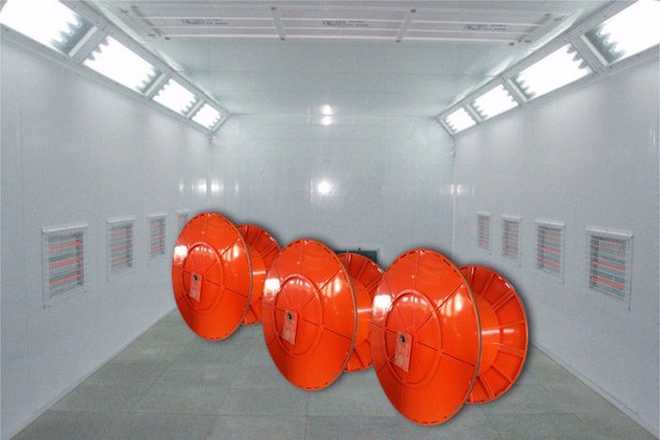 噴灌機(jī)生產(chǎn)車(chē)間展示